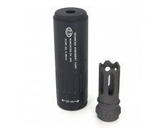 Глушитель (B&C) 117мм x 35мм ACC с пламегасителем (Black) 