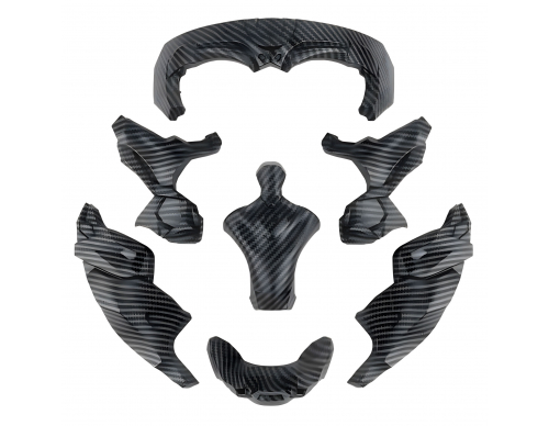 Накладка на маску (WoSport) Doomsday (Dawn type) Carbon Fiber