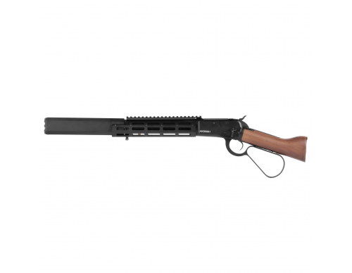 Страйкбольный винчестер (A&K) 1873RS M-LOK с глушителем (Black)