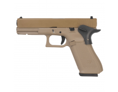 Страйкбольный пистолет (WE) GLOCK 17 Gen.5 SECRET Semi/Full Auto GBB (Tan)