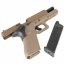 Страйкбольный пистолет (WE) GLOCK 17 Gen.5 SECRET Semi/Full Auto GBB (Tan)