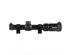 Прицел оптический (Spina Optics) Загонник 1-8x24 NF IR (с кольцами)