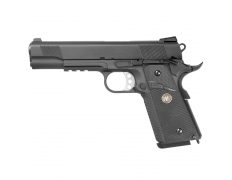 Страйкбольный пистолет (WE) COLT 1911A1 M.E.U. Rail GBB (Black)