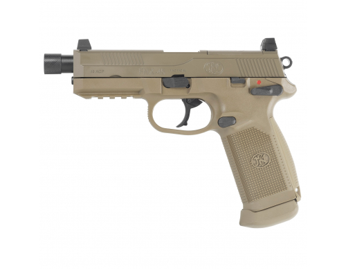Страйкбольный пистолет (Cybergun) FN Herstal FNX-45 Tactical GBB (by VFC) - TAN