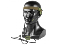 Гарнитура (FIDEM) Снайпер (ГГ1 и ПТТ-мини) для рации Kenwood-BaoFeng (Olive)