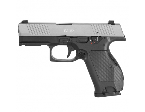 Страйкбольный пистолет (KIZUNA WORKS) ПЛ-15К (Metallic Cerakote GRAY)