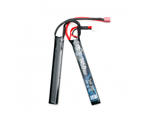 Аккумулятор BlueMAX 7.4V 1450mah 30C CQB 7.5*17 *115mm (Li-Po) Т-РАЗЪЕМ