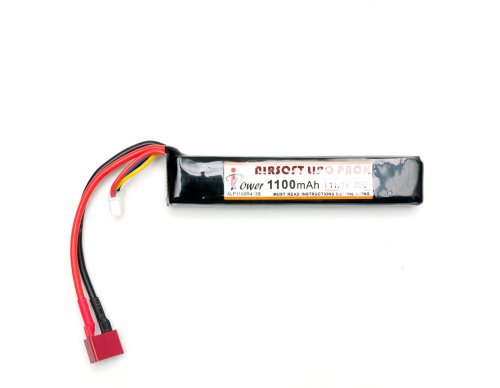 Аккумулятор IPower 11.1V 1100mAh AK-type (Li-Po) 20C 16*20*105 Т-разъем