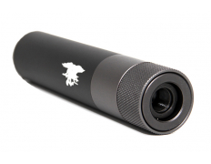 Глушитель (G&P) NSWC 175mm x 35mm Black GP925С (по часовой) с пламягас.