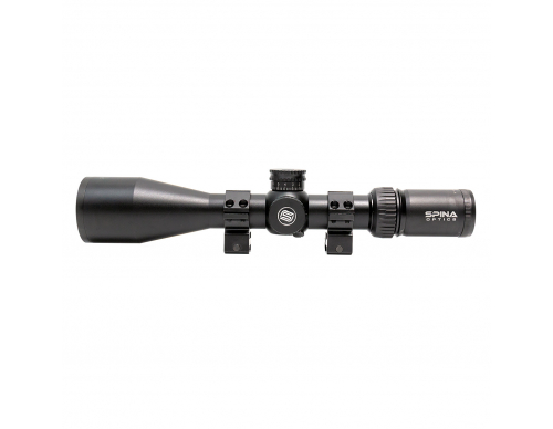 Прицел оптический (Spina Optics) Glacier 3-18x50 FFP (SCFF-2339) с кольцами (Black)