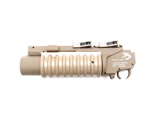 Страйкбольный гранатомет подствольный (G&P) LMT M203 XS RIS QL TAN