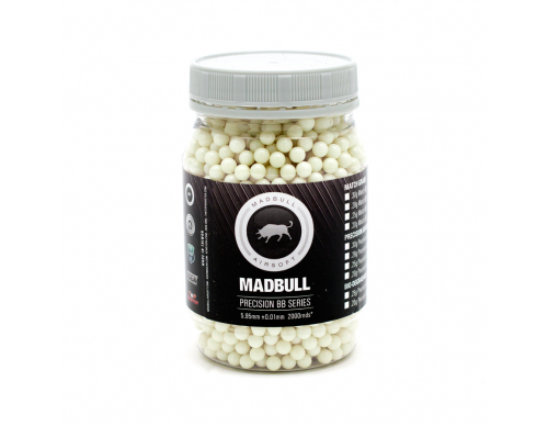 Шары Mad Bull 0,25 Precision ТРАССЕР (2000 шт) бутылка