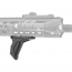 Ручка тактическая (WADSN) LINK Angled HandStop M-LOK (Black)